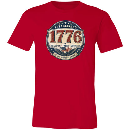 1776 Freedom Heritage Patriotic Fourth Of July T-Shirt