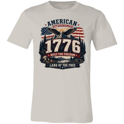 1 776 American Outdoorsman Patriotic Freedom T-Shirt