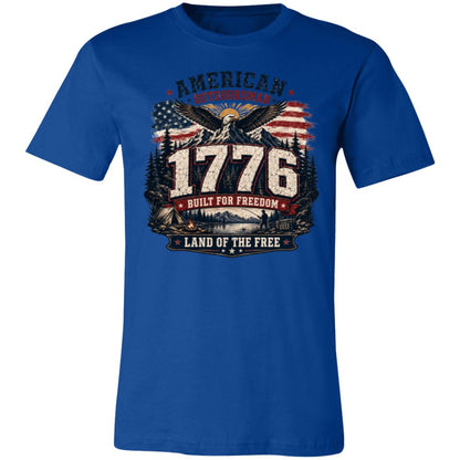 1 776 American Outdoorsman Patriotic Freedom T-Shirt