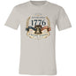 Vintage T-Shirt Premium Americana Established 1776 Patriotic Anniversary