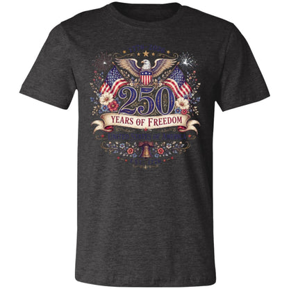Ladies Vintage T-Shirt 250 Years of Freedom Patriotic America