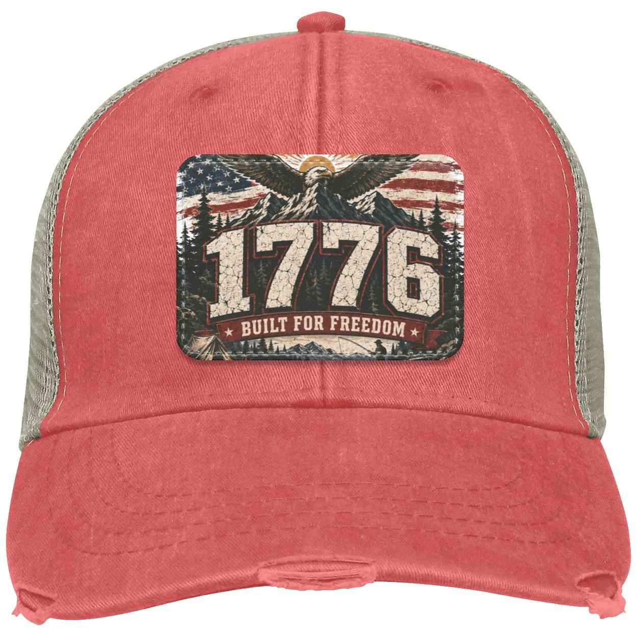 1776 Built For Freedom Distressed Ollie Cap