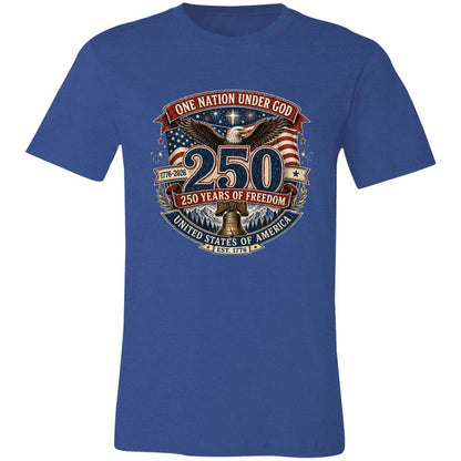 Vintage T-Shirt One Nation Under God Patriotic Freedom