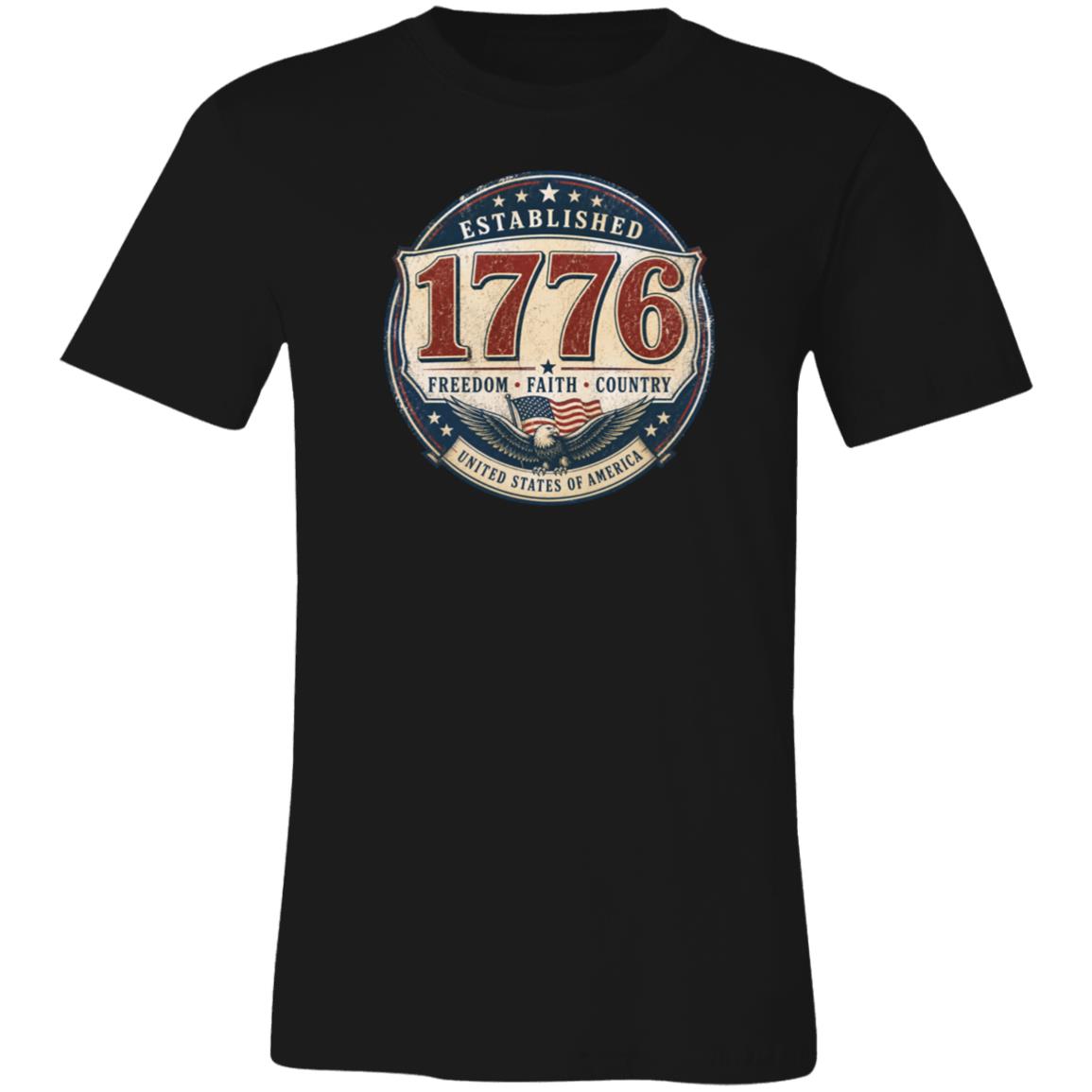 1776 Freedom Heritage Patriotic Fourth Of July T-Shirt