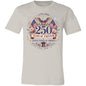 Ladies Vintage T-Shirt 250 Years of Freedom Patriotic America