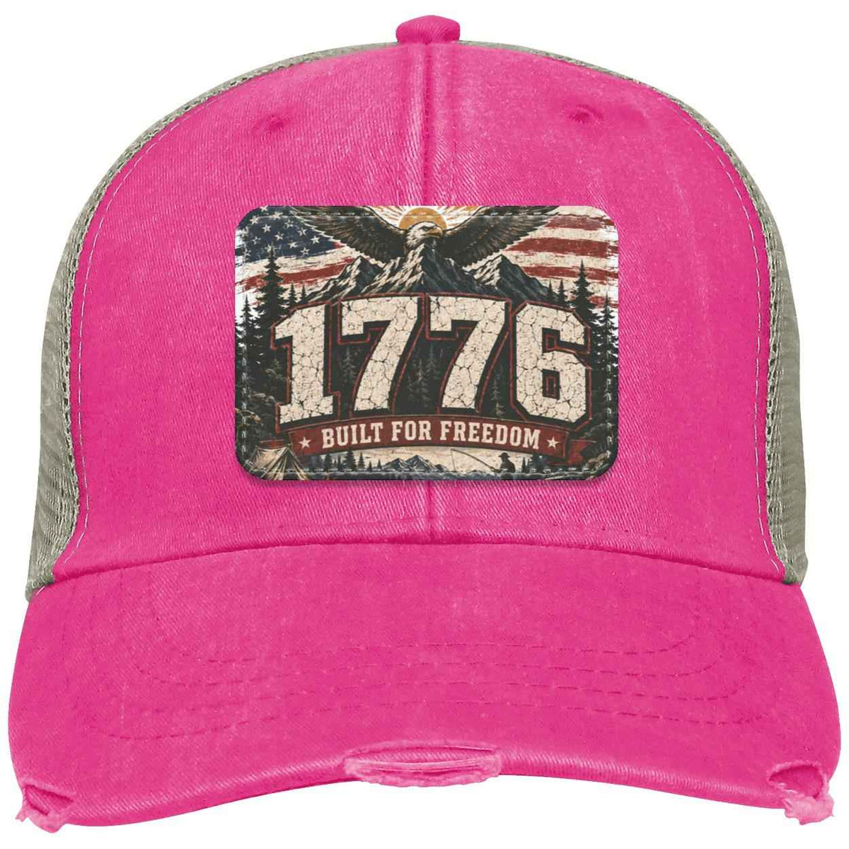 1776 Built For Freedom Distressed Ollie Cap