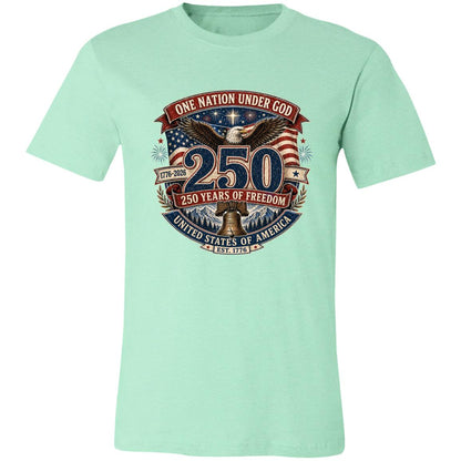 Vintage T-Shirt One Nation Under God Patriotic Freedom