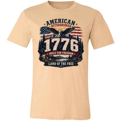 1 776 American Outdoorsman Patriotic Freedom T-Shirt