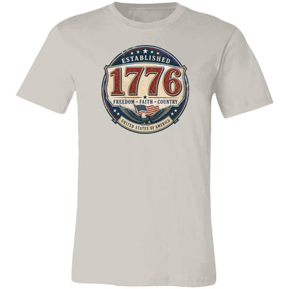 1776 Freedom Heritage Patriotic Fourth Of July T-Shirt