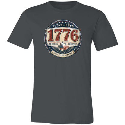1776 Freedom Heritage Patriotic Fourth Of July T-Shirt