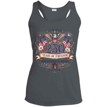 Ladies Performance Racerback Tank Top 250 Years of Freedom