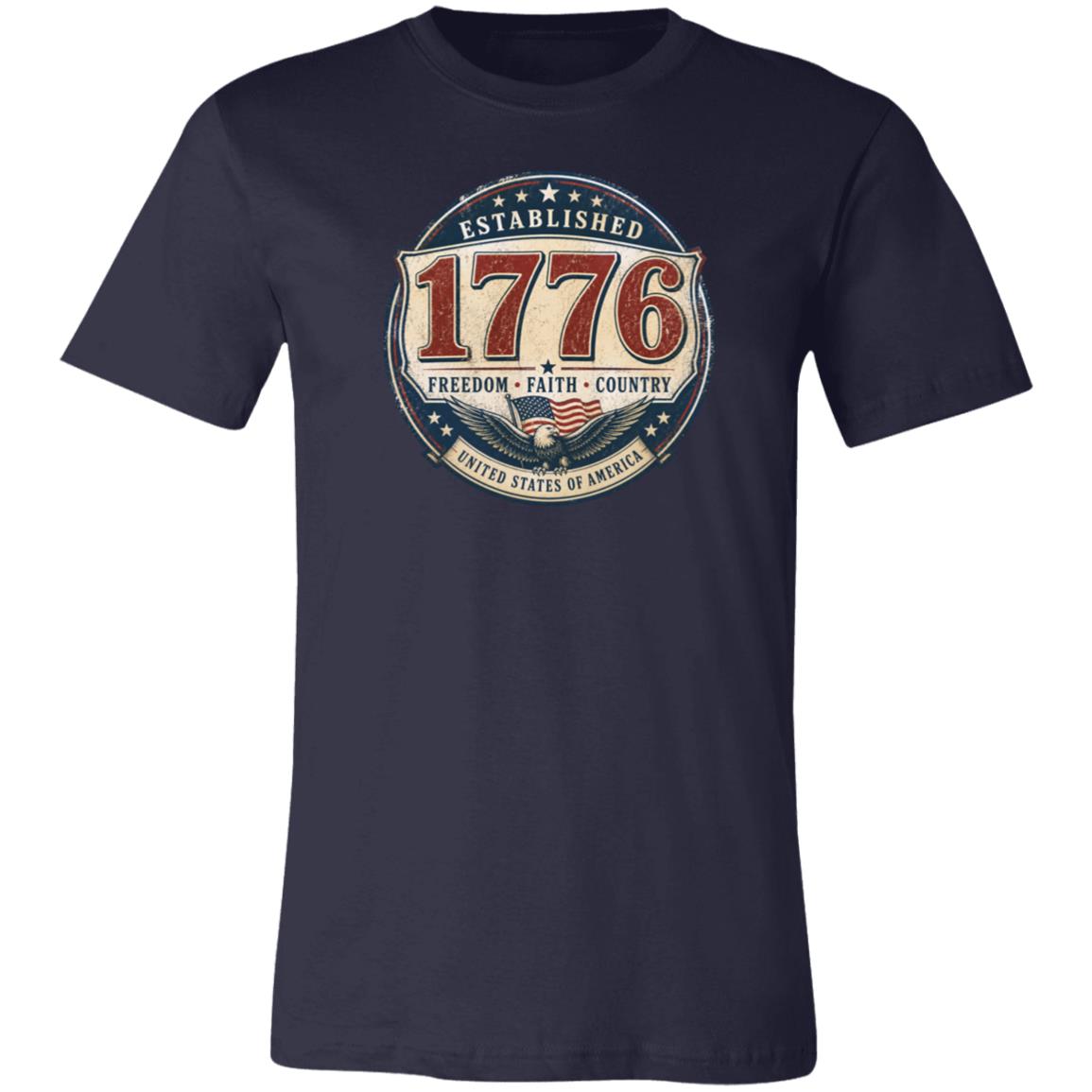 1776 Freedom Heritage Patriotic Fourth Of July T-Shirt