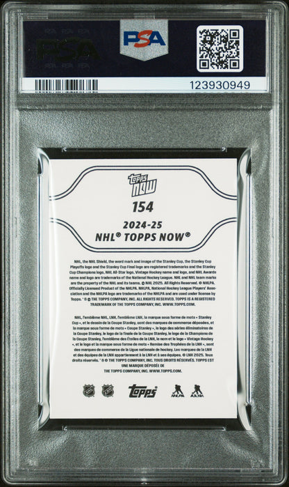 Graded 2024 Topps Now Alex Ovechkin #154 Stickers Hockey Card PSA 9 Mint