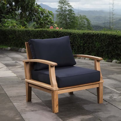 Marina Outdoor Patio Teak Armchair by Modway