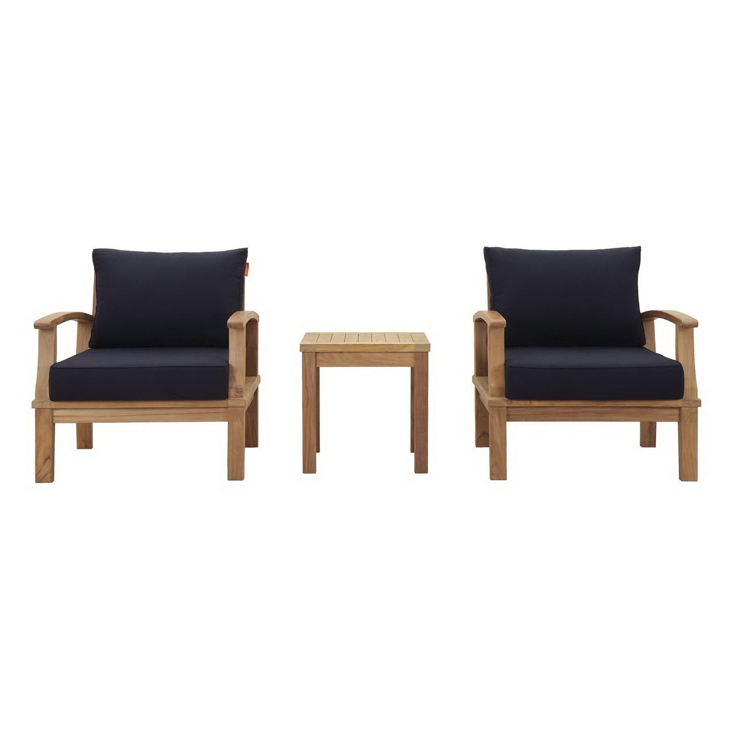 Marina 3-Piece Outdoor Patio Teak Set by Modway