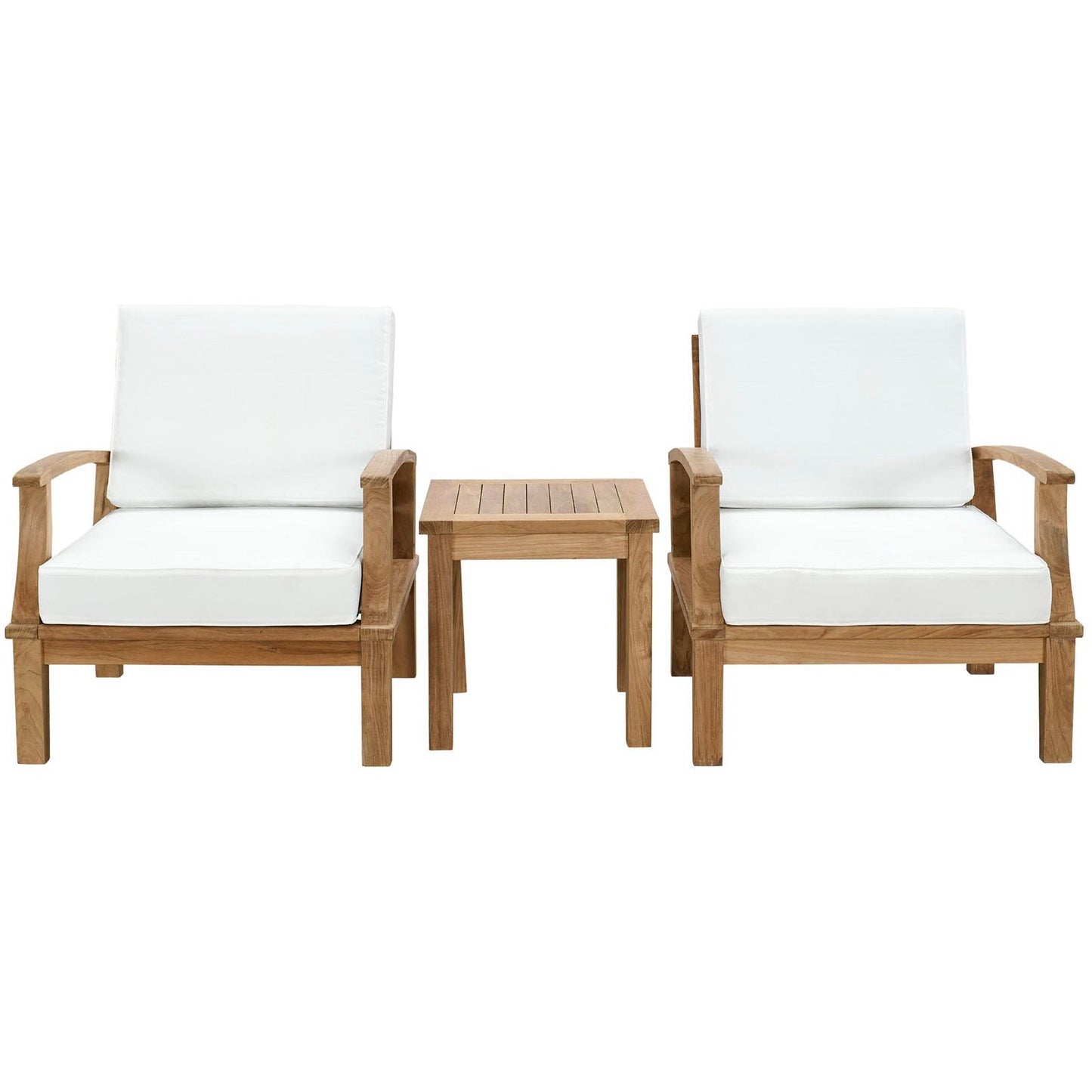 Marina 3-Piece Outdoor Patio Teak Set by Modway