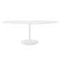 Lippa 78" Oval Faux Marble Dining Table by Modway
