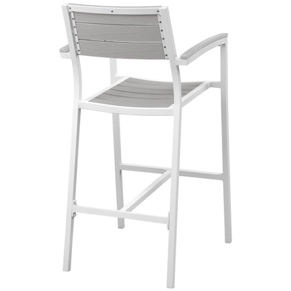 Maine Outdoor Patio Bar Stool Set of 2 by Modway