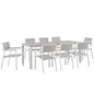 Maine 9 Piece Outdoor Patio Dining Set by Modway