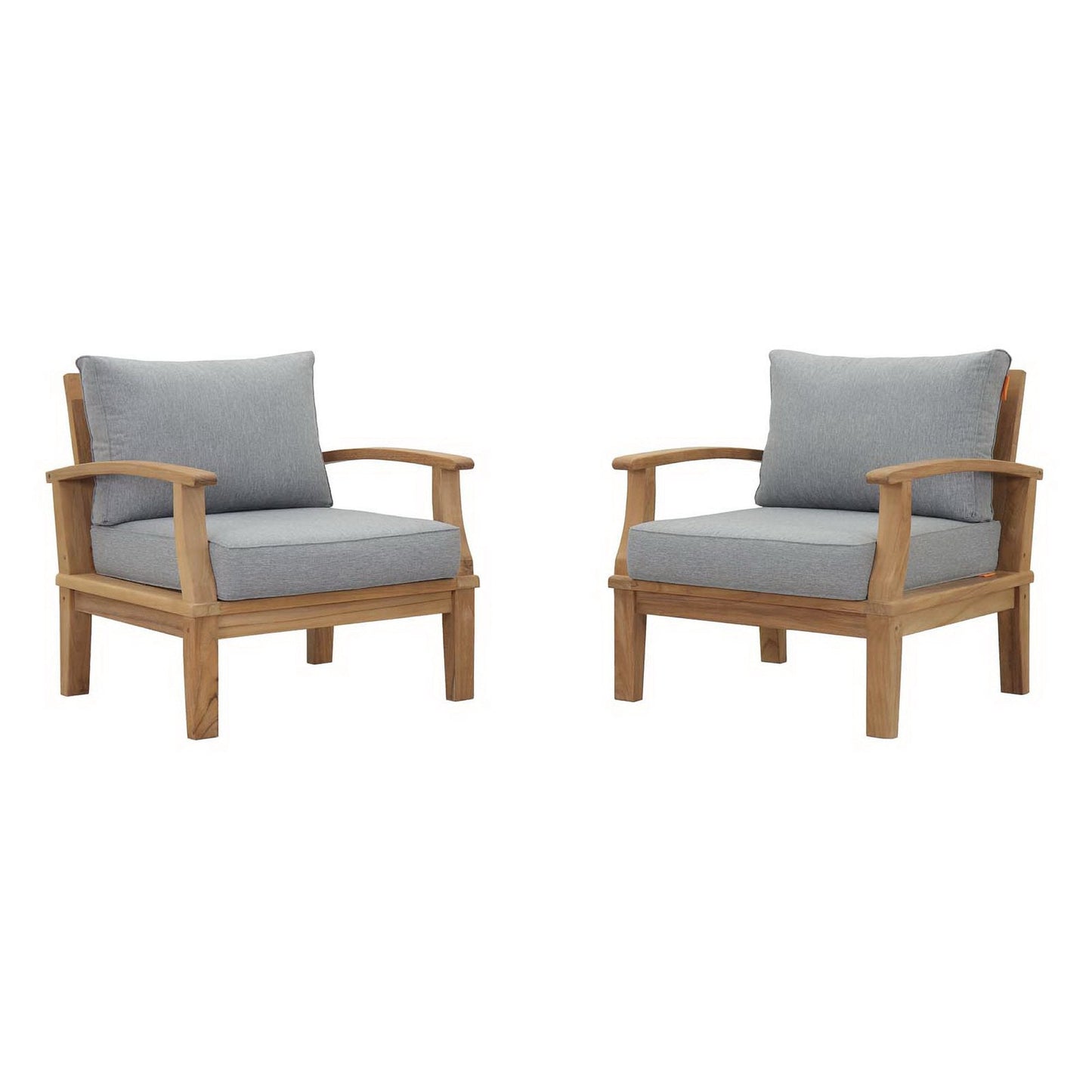 Marina 2 Piece Outdoor Patio Teak Set by Modway