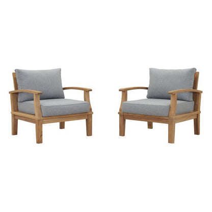 Marina 2 Piece Outdoor Patio Teak Set by Modway
