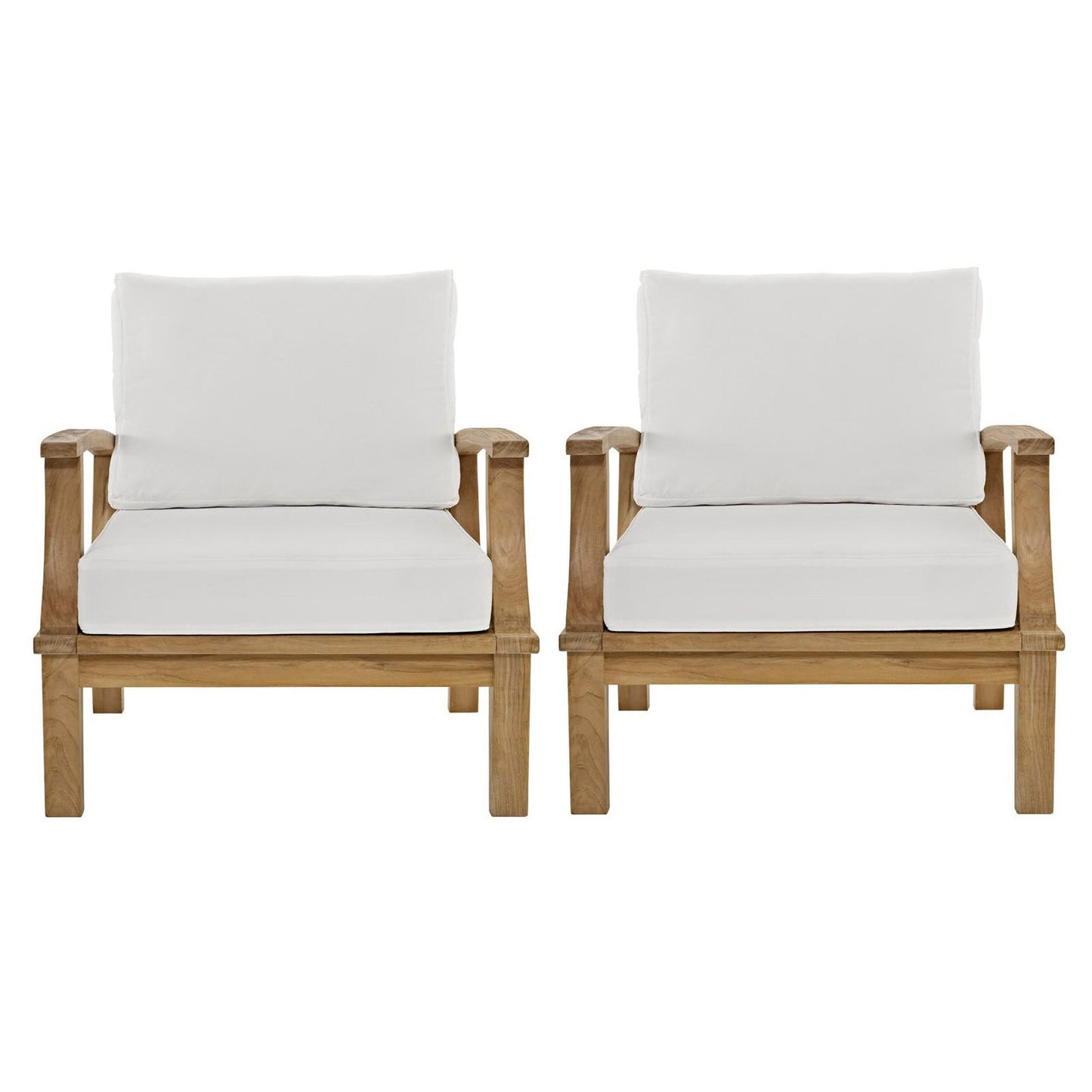 Marina 2 Piece Outdoor Patio Teak Set by Modway