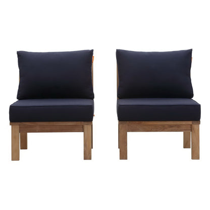 Marina 2 Piece Outdoor Patio Teak Set by Modway