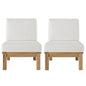 Marina 2 Piece Outdoor Patio Teak Set by Modway