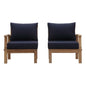Marina 2 Piece Outdoor Patio Teak Set by Modway