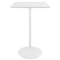 Lippa 28" Square Wood Bar Table by Modway