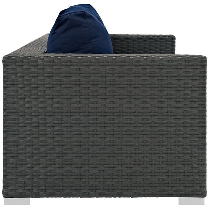 Sojourn Outdoor Patio Sunbrella Sofa by Modway
