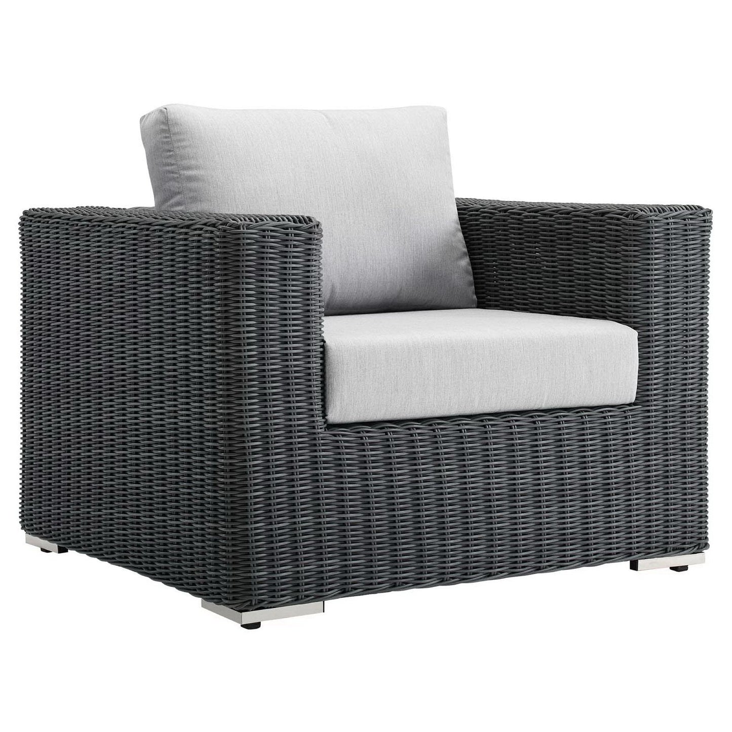 Summon Outdoor Patio Fabric Sunbrella Armchair by Modway