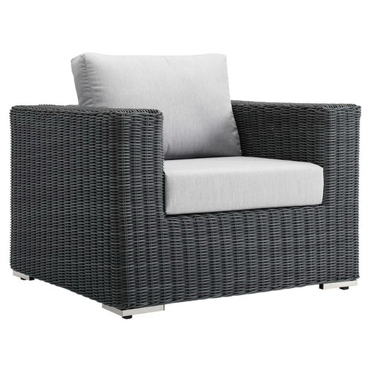 Summon Outdoor Patio Fabric Sunbrella Armchair by Modway