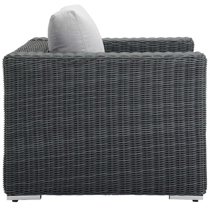Summon Outdoor Patio Fabric Sunbrella Armchair by Modway