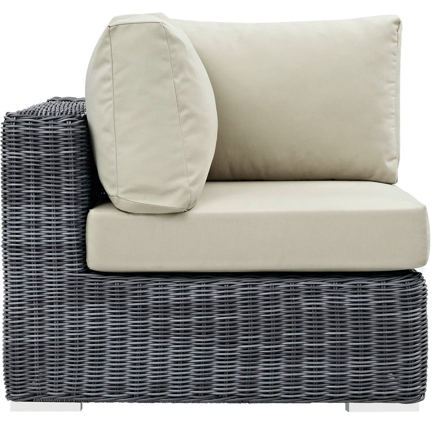 Summon Outdoor Patio Sunbrella Corner Sofa by Modway