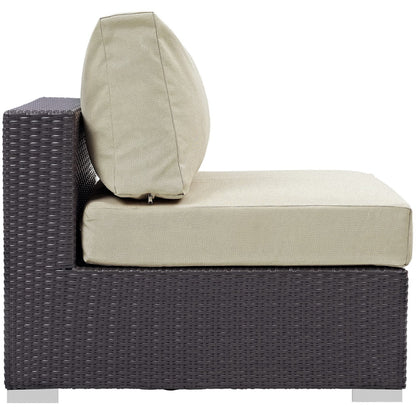 Convene Outdoor Patio Armless Chair by Modway