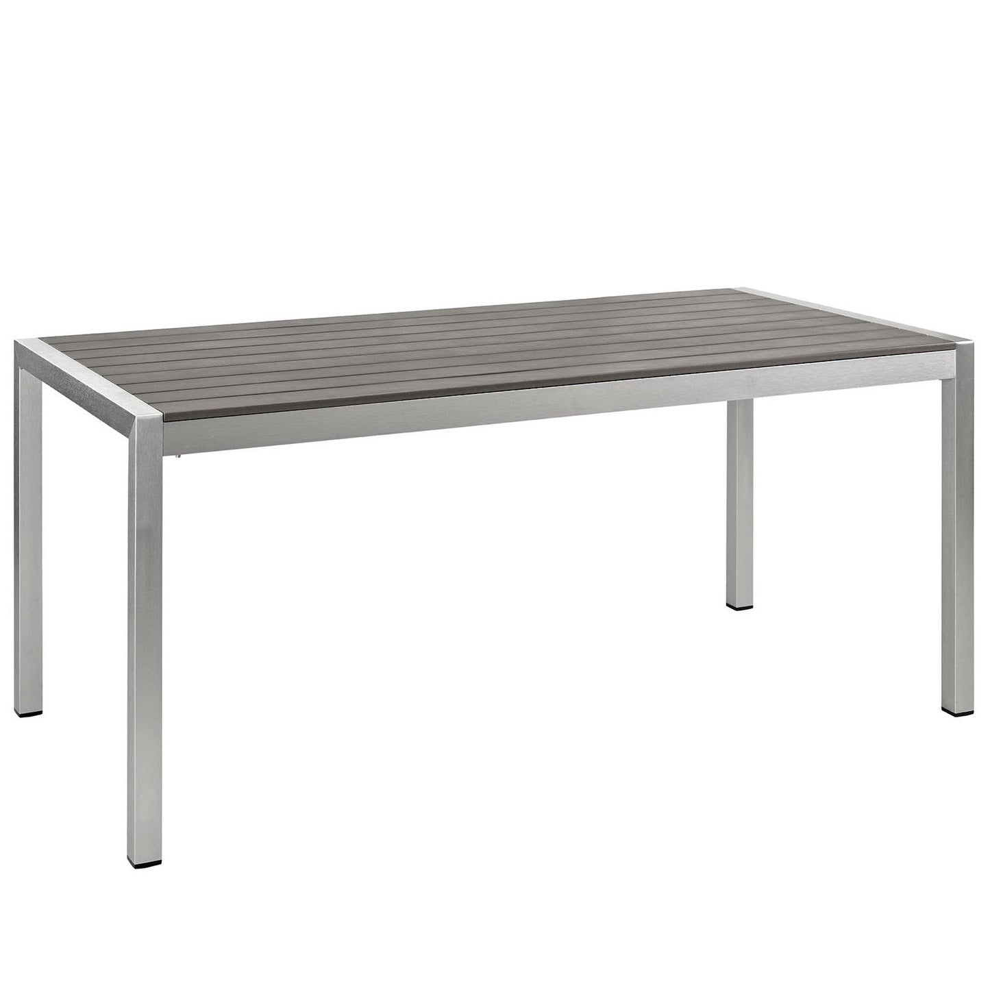 Shore Outdoor Patio Aluminum Dining Table by Modway