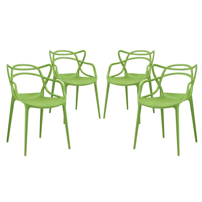 Entangled Dining Set Set of 4 by Modway