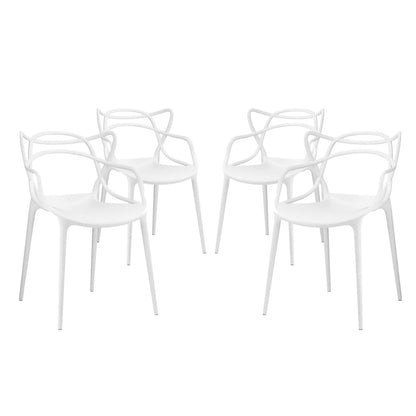 Entangled Dining Set Set of 4 by Modway