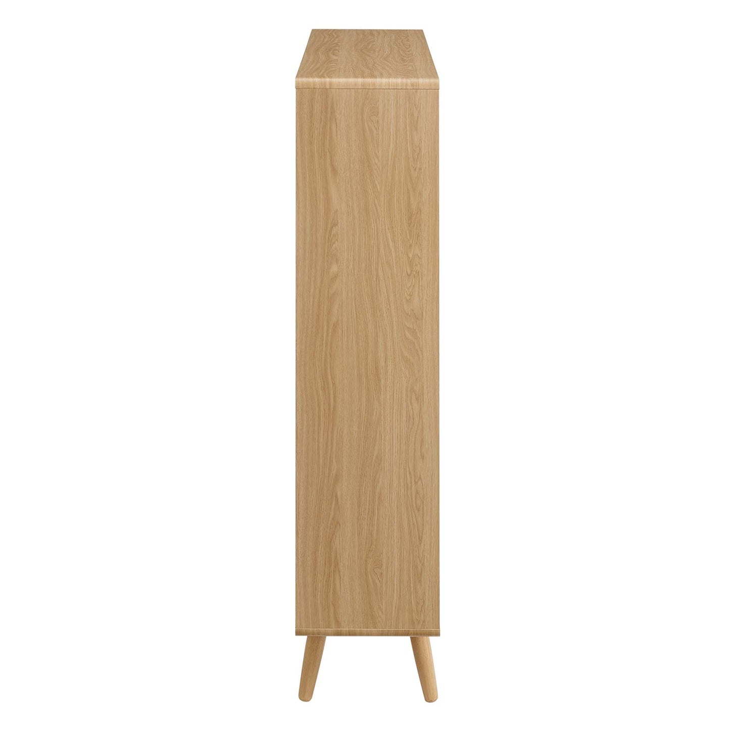 Transmit 7 Shelf Wood Grain Bookcase by Modway