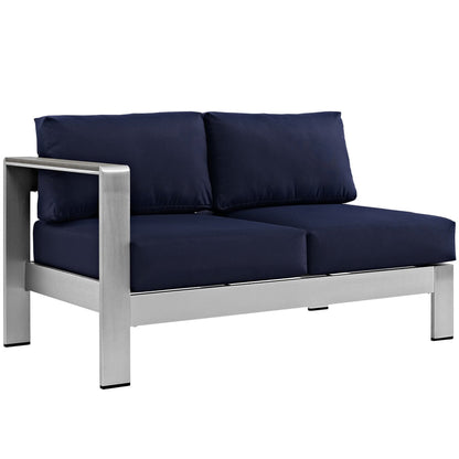 Shore 7 Piece Outdoor Patio Sectional Sofa Set by Modway