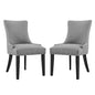Marquis Fabric Dining Side Chair Set of 2 by Modway