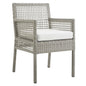 Aura Outdoor Patio Wicker Rattan Dining Armchair by Modway