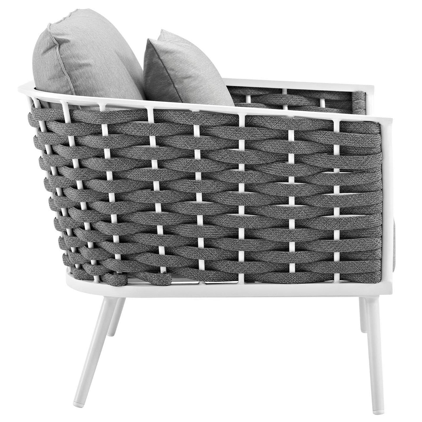 Stance Outdoor Patio Aluminum Armchair Set of 2 by Modway