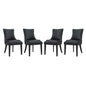 Marquis Faux Leather Dining Chair Set of 4 by Modway