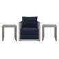 Aura 3 Piece Outdoor Patio Wicker Rattan Set by Modway