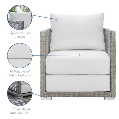 Aura 3 Piece Outdoor Patio Wicker Rattan Set by Modway