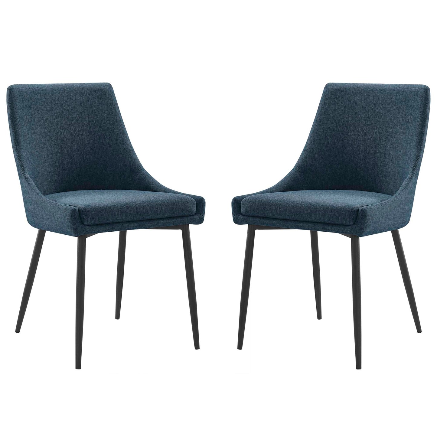 Viscount Upholstered Fabric Dining Chairs - Set of 2 by Modway