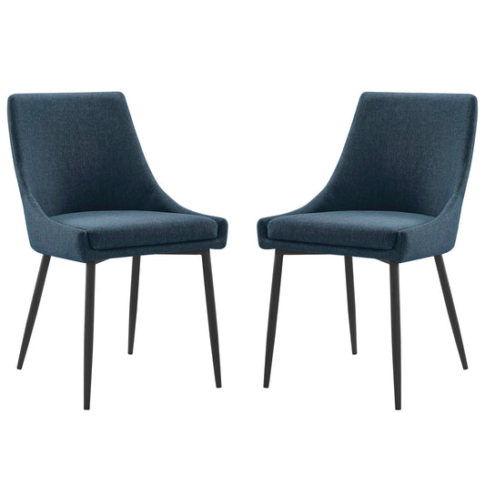Viscount Upholstered Fabric Dining Chairs - Set of 2 by Modway