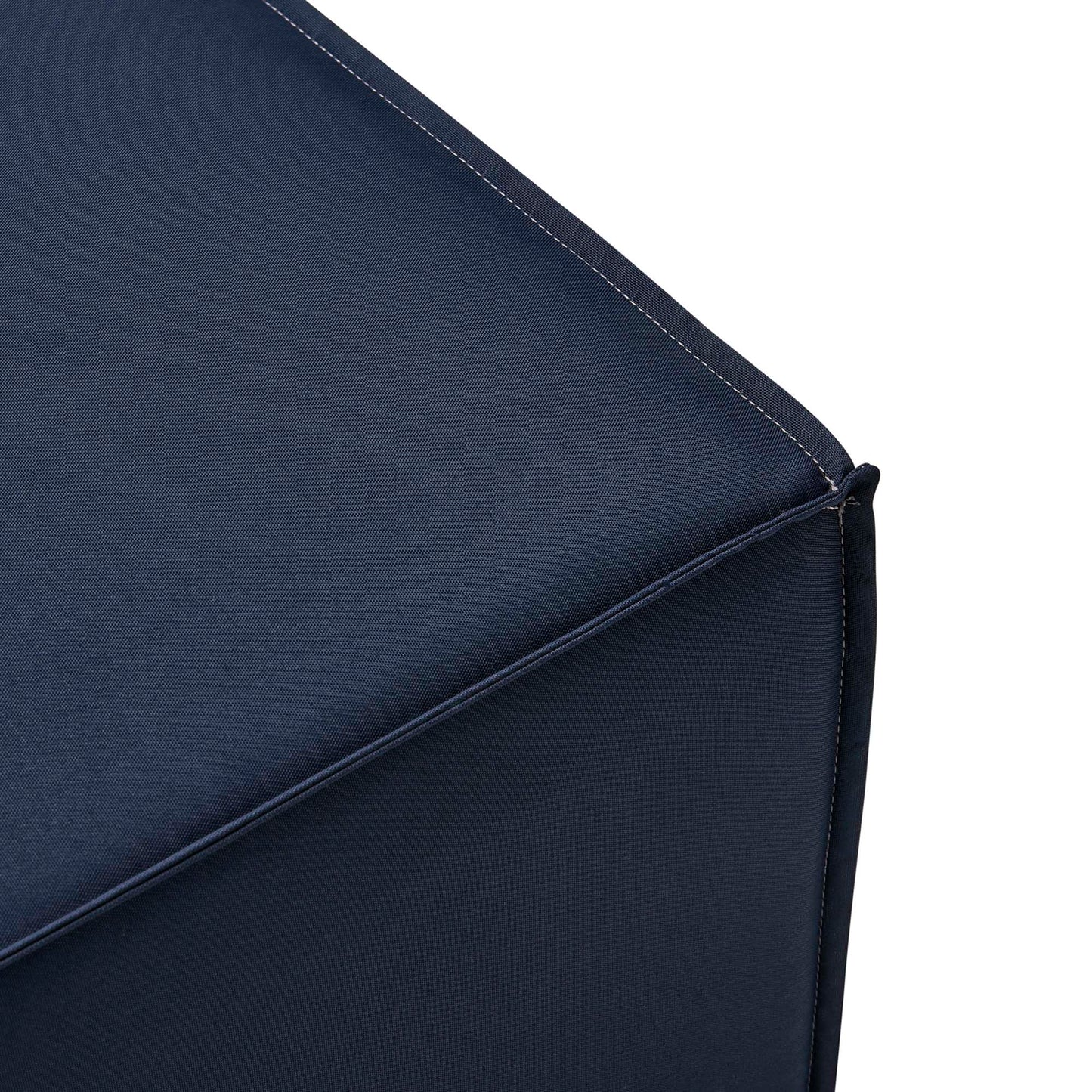 Saybrook Outdoor Patio Upholstered Sectional Sofa Ottoman by Modway